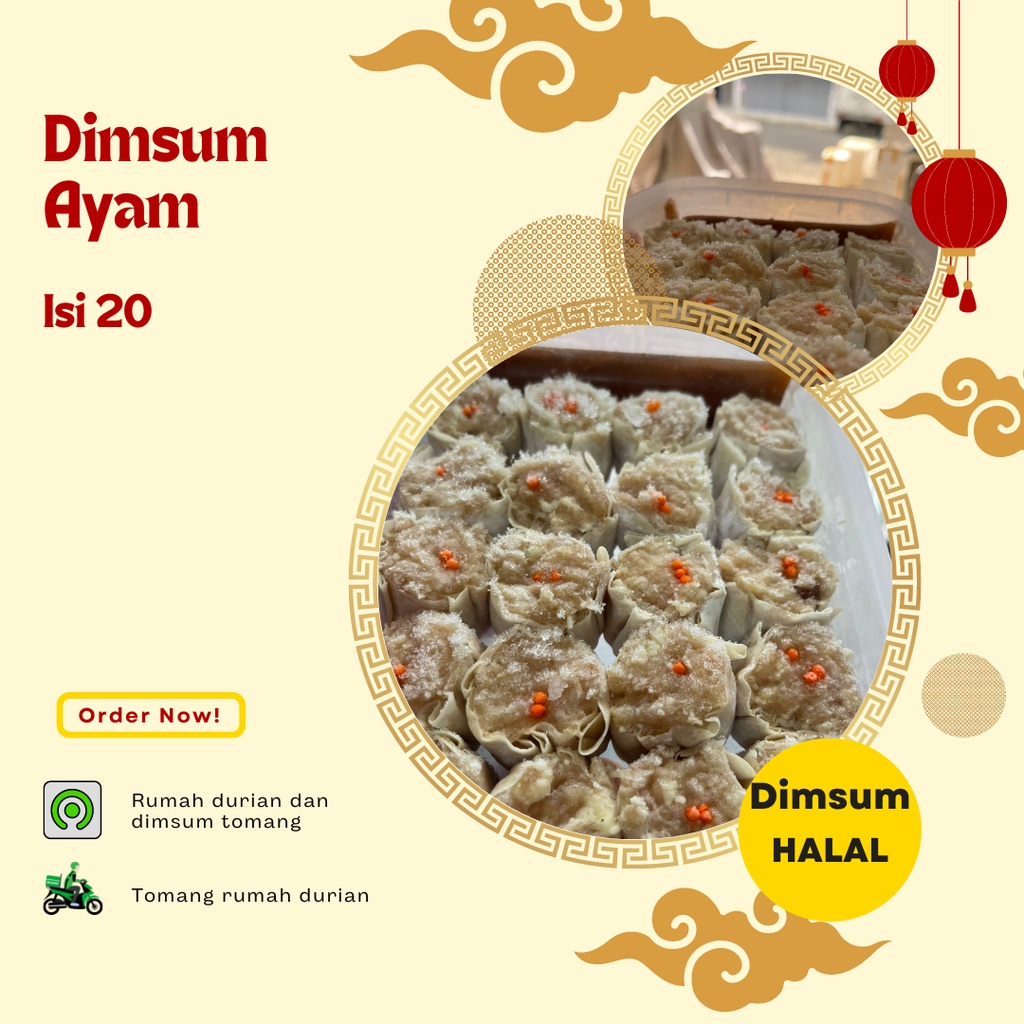 

Dimsum Siomay Ayam isi 20 Frozen halal