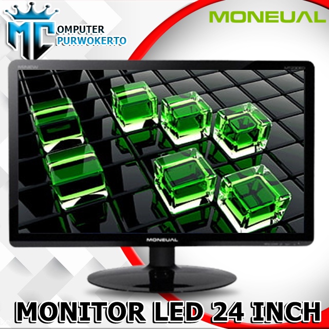 Monitor LED 24 INCH LED Monitor untuk PC / CCTV