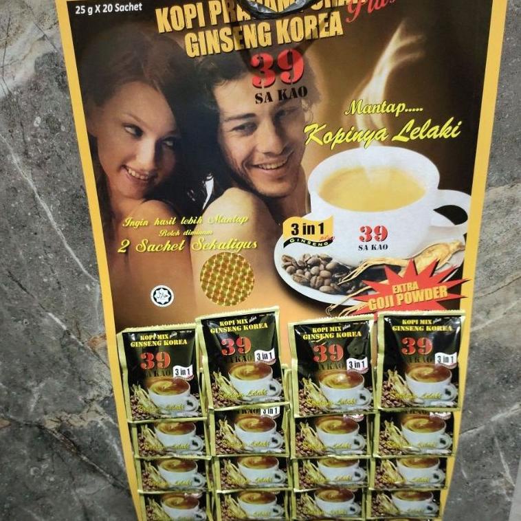 

[N-2Y ✓] kopi ginseng Korea 39 sa Kao /kopi aceh-paling laris