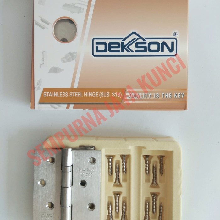 ENGSEL STAINLESS SUS 316 4"X3X2MM BB DEKSON