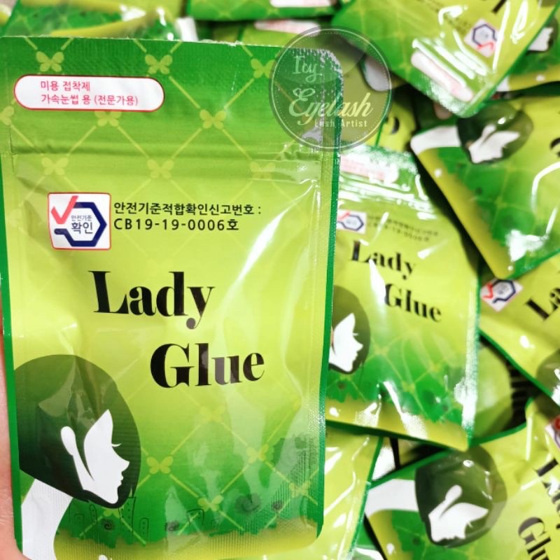 Glue lady black 5g/10g Lady Glue 5g original from korea eyelash extensions lem eyelash extension