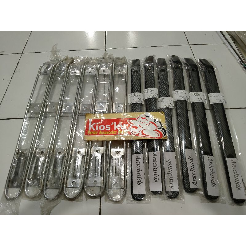 (Ready Stock) Tameng Knalpot NouvoLele (Tameng Besi & Tameng Plastik) Pelindung knalpot NouvoLele Co