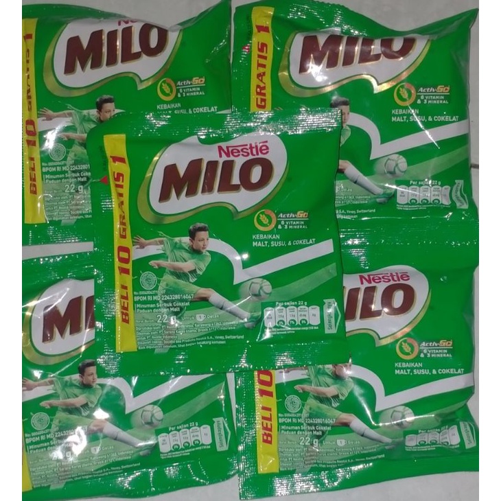 

Milo Sachet 22g Renteng isi 11