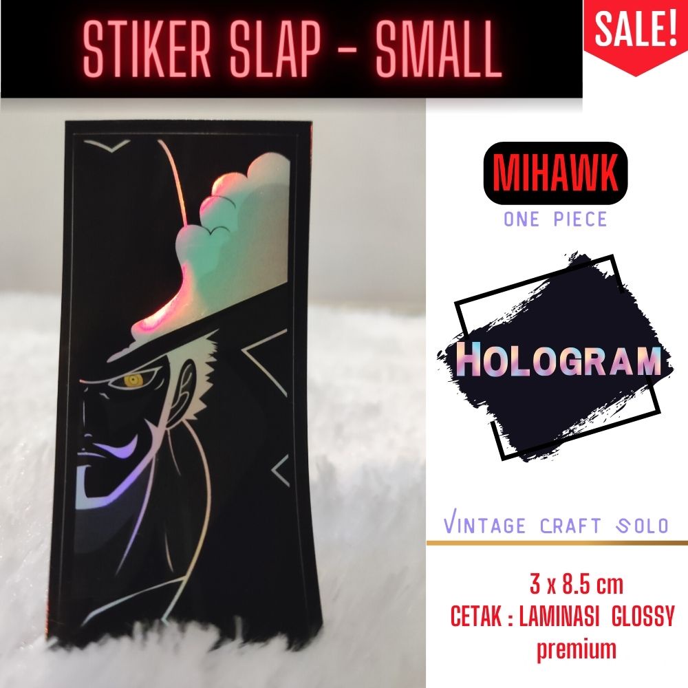 

Sticker Stiker Anime Laptop Slap Mihawk One Piece SALE!