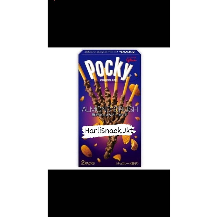 

GLICO POCKY ALMOND CRUSH CHOCOLATE JEPANG BY.Harlisnack.jkt