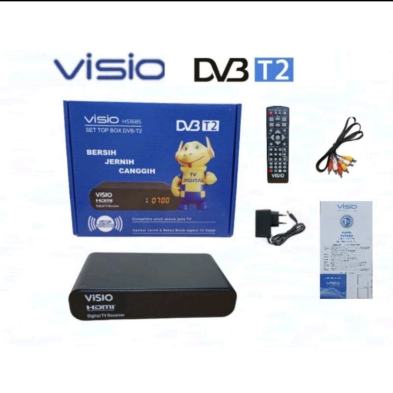 VISIO SET TOP BOX DVB T 2 TV DIGITAL