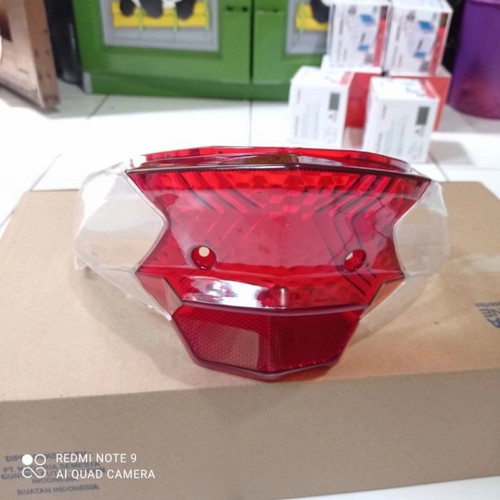 Mika Kaca Lampu Stop Honda BEAT FI Merah Putih Mika Lampu Belakang Honda BEAT FI Merah Putih - imams
