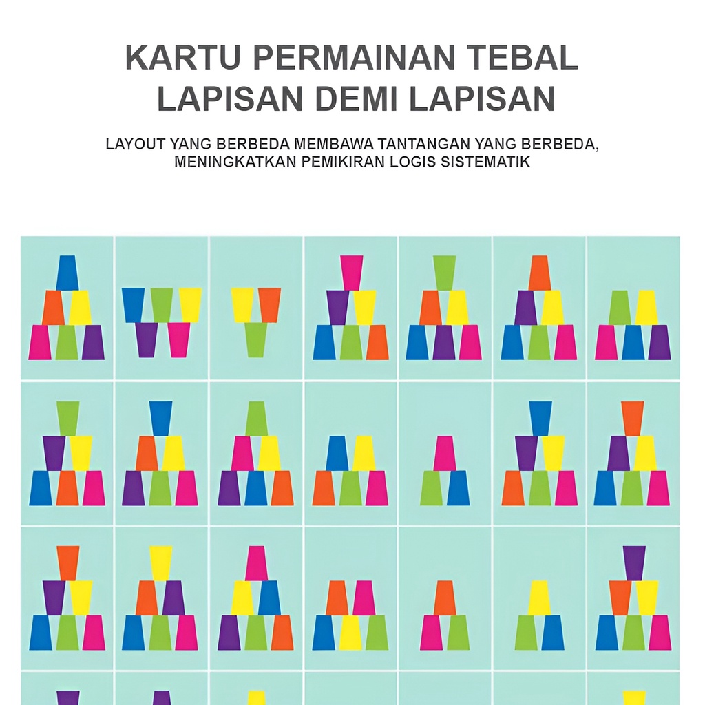 Mainan Edukatif Anak | Mainan Seru Untuk Keluarga Stocked Cup Gelas | Mainan Anak Laki Laki Mainan Edukasi 3-4-5-6 Tahun