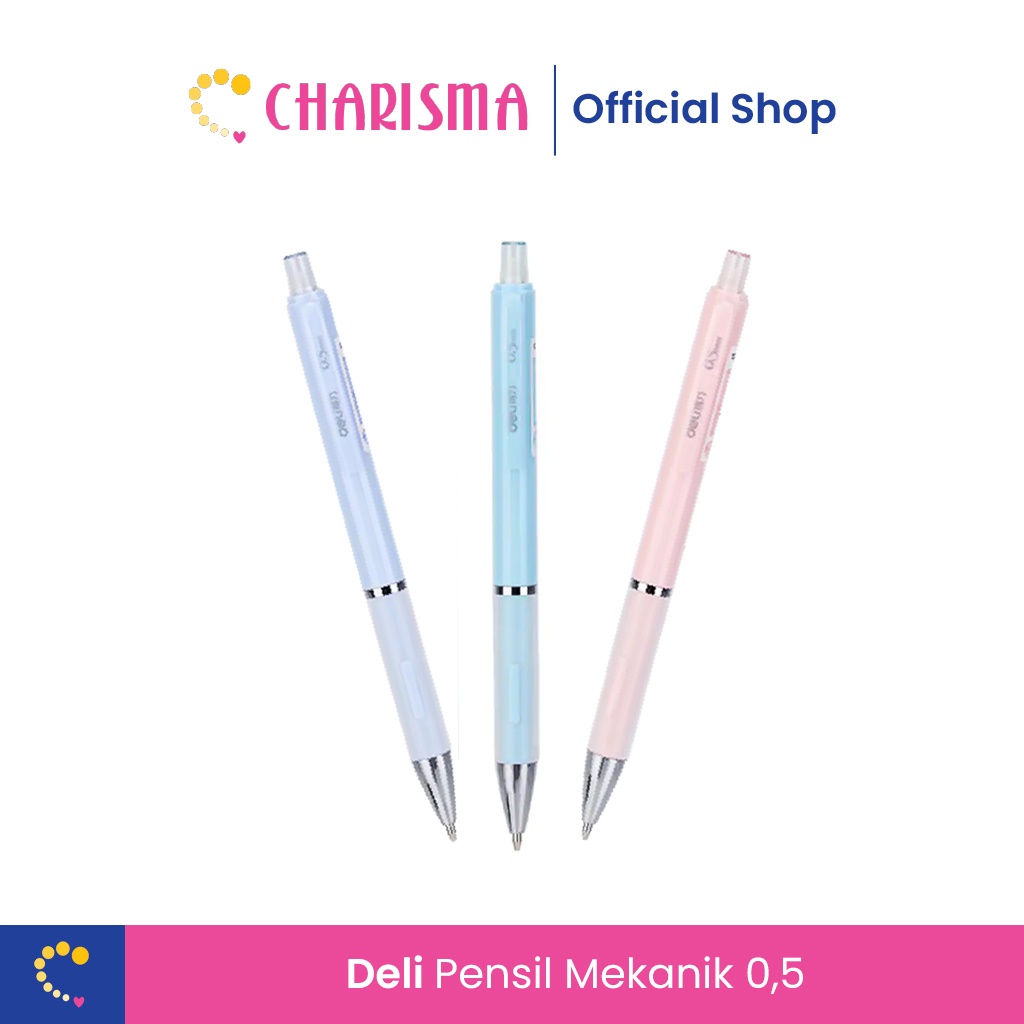 Charisma Deli Mech Pencil Premium - Pensil Mekanik Deli Warna-warni