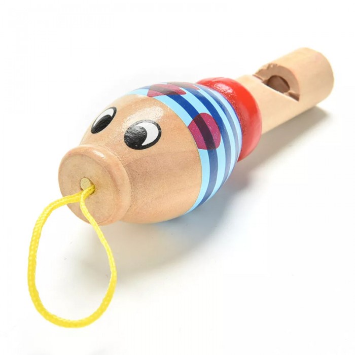 Mainan Musik Bayi Peluit Baby Whistle Animal Kayu Wooden Toys Peluit Kayu Ssensory Latihan Meniup