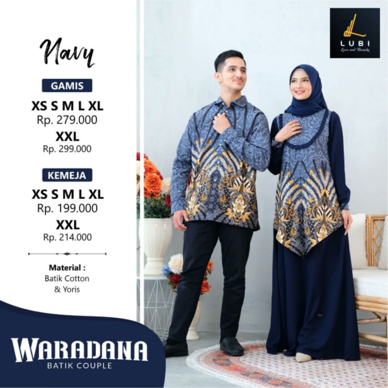 COUPLE LUBI WARADANA NAVY