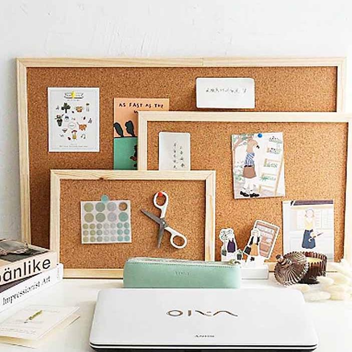 

NOTE MEMO BOARD SHOP PAPAN GABUS CORK BOARD WOOD WALL HANGING MESSAGE BULLETIN BOARD FRAME NOTICE [JULYFORUD] TERLARISS...,,,,,