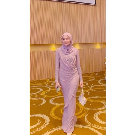 Bridesmaid Dress Kondangan Muslim / Sage Green Pink Rosegold Nude Milo