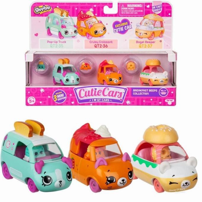 Shopkins Cutie Cars 3 diecast mobil cutiecar