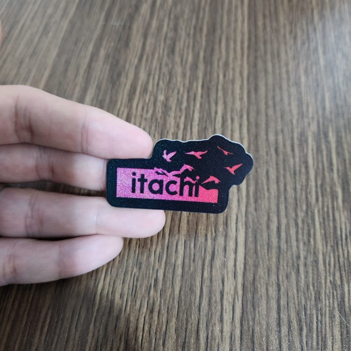 

Sticker Hologram Anime - PSH1341 - Logo Lucu - Itachi