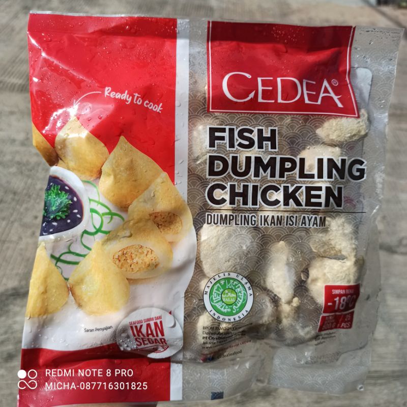 

CEDEA DUMPLING CHICKEN 500GR DUMPLING AYAM BAKSO ISI AYAM