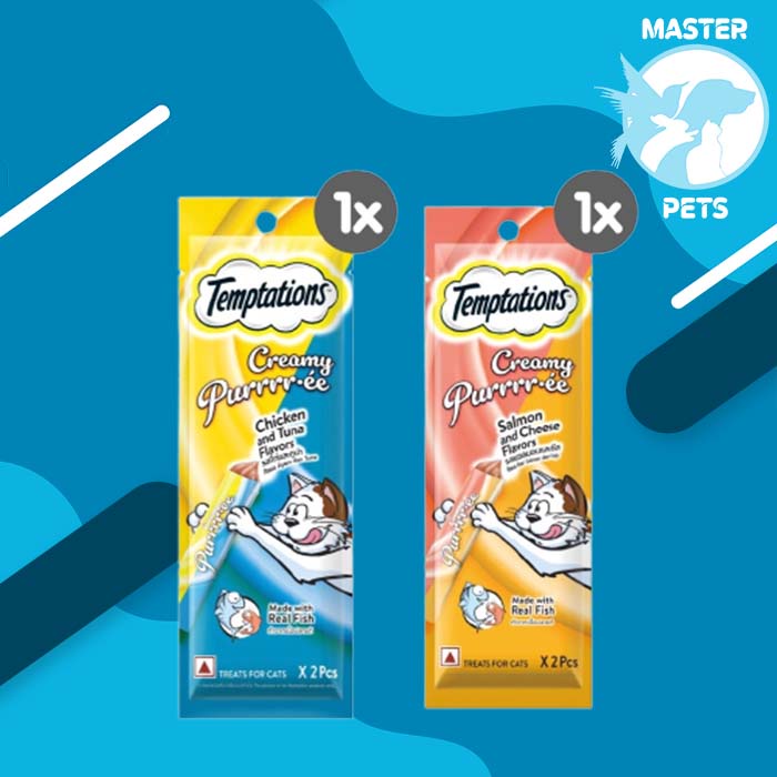 Snack Cemilan temptation creamy makanan kucing