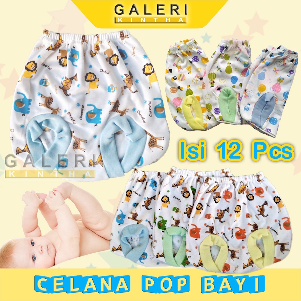 Celana Pop Bayi Bahan Katun Halus Lembut Celana Bayi Murah Perlengkapan Bayi Baru Lahir