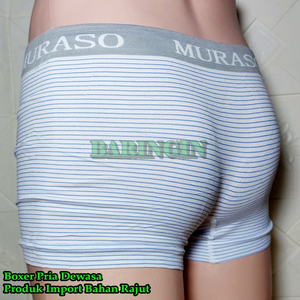 Isi 3 Pcs Boxer Briefs Celana Dalam Pria Dewasa Rajut-Boxer Cowok Distro