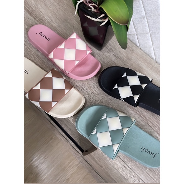 GJAZ SANDAL JELLY WANITA GINGHAM 188