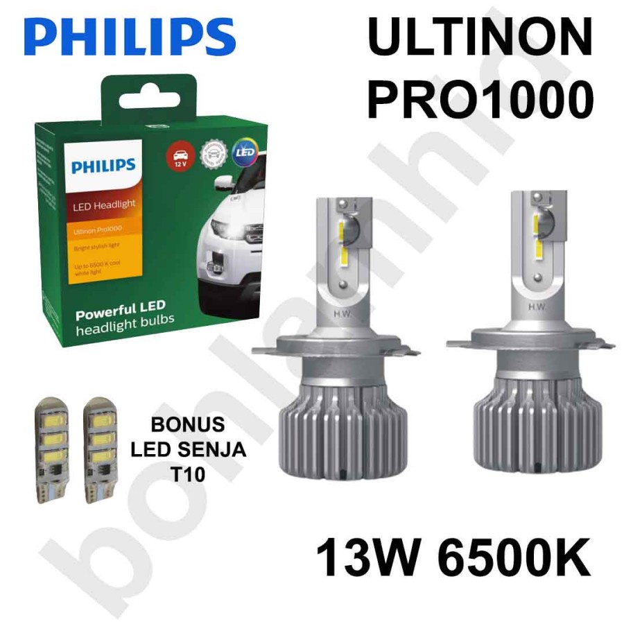 LAMPU LED ESCUDO 2.0 PHILIPS Ultinon Pro1000 Bohlam Headlamp