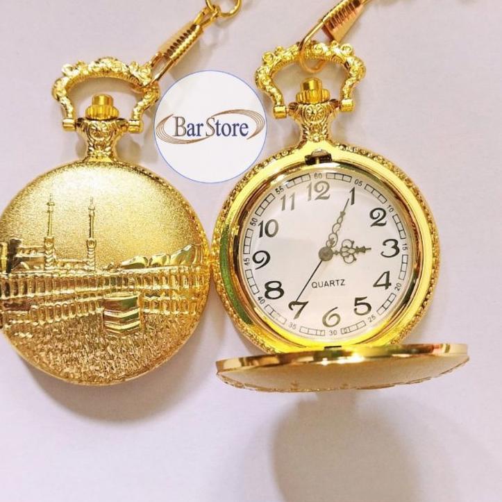 ➩↓✮≛ Kado Hadiah Ulang Tahun Unik - Jam Unik Saku Vintage Pocket Watch - Jam Saku Antik Kuno - Jam T