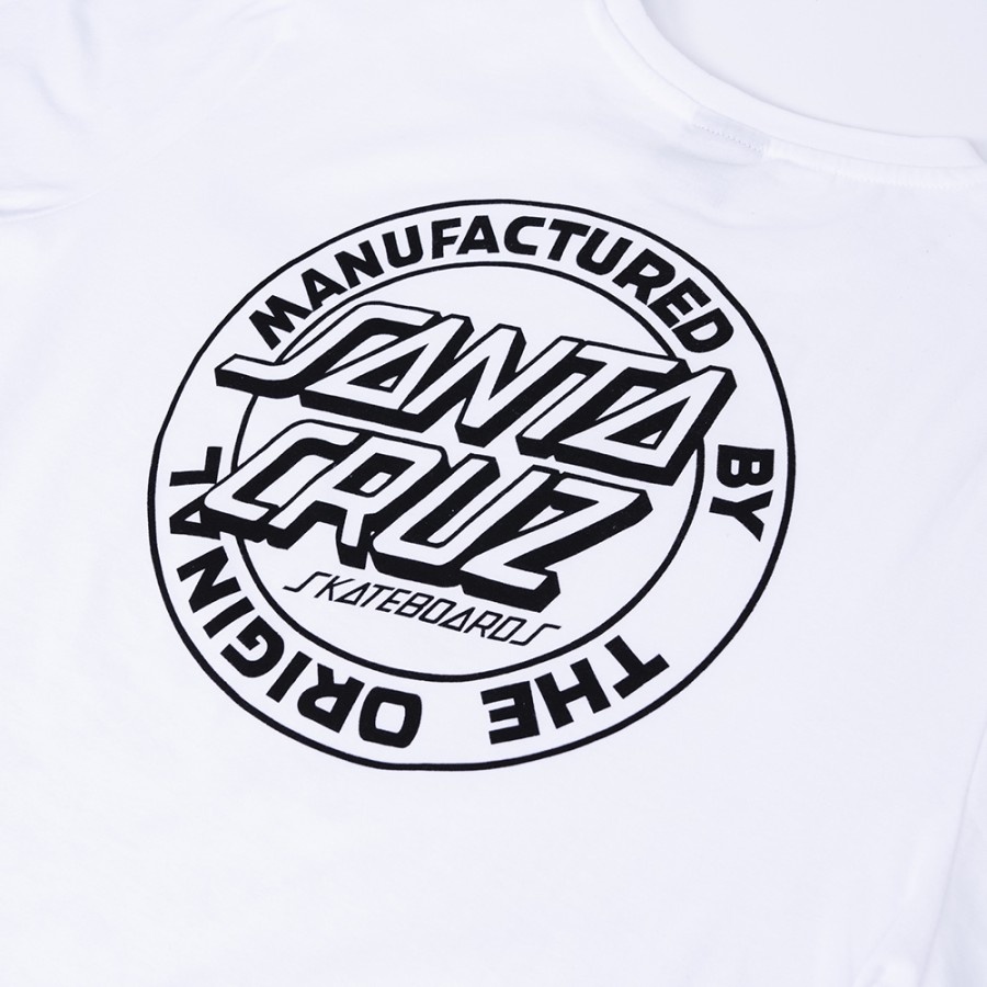 Santa Cruz MFG Dot White Tee