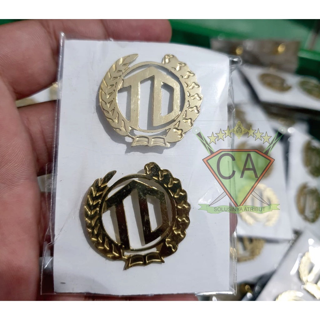 Pin Monogram PTDI STTD braso kilap