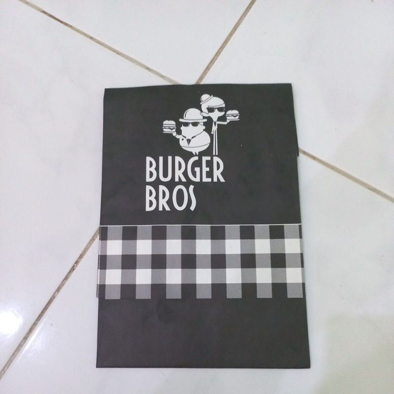 

Kantong paper bag burger bros