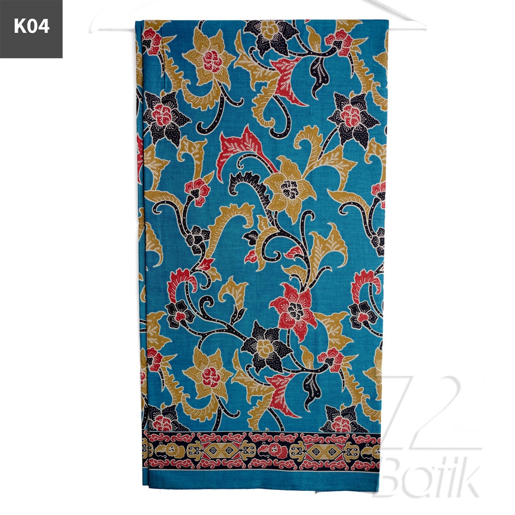 KAIN BATIK PREMIUM Bahan Katun Motif Kembang Anggrek Warna Hitam 722211 Cap 72 Jarik Jarit Samping Kebat Panjang Batik Katun Modern Premium Bahan Seragam Batik Pernikahan Kantor Keluarga Murah Kamen Jadi Batik Bali Lembaran