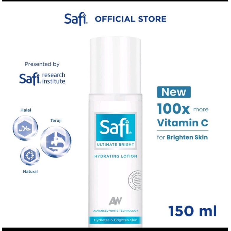 SAFI ULTIMATE BRIGHT HYDRATING LOTION