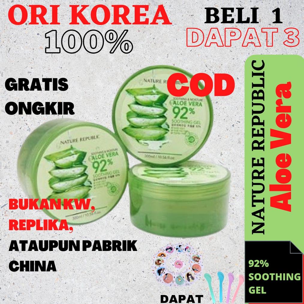 12.12 HARGA GROSIR DAPAT MINI GOLD (TERLARIS) !! NATURE REPUBLIC, ALOE VERA NATURE REPUBLIC, NATURE 