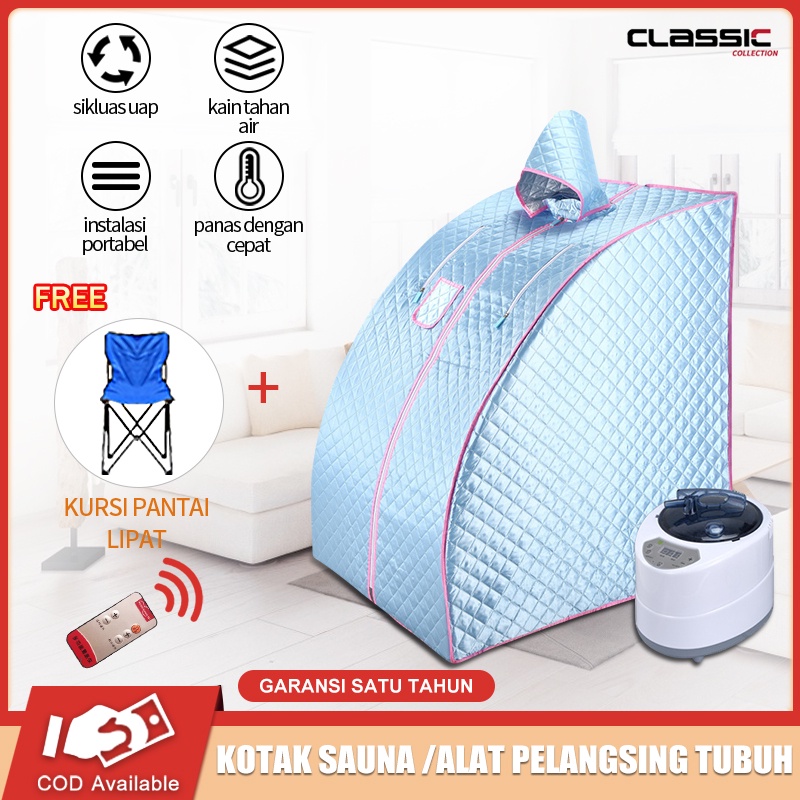 kotak sauna / Portable Steam Sauna Alat Pelangsing Tubuh / Alat Spa /Alat Mandi Uap