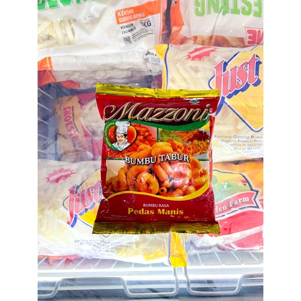 

MAZZONI BUMBU TABUR PEDAS MANIS 100 GR