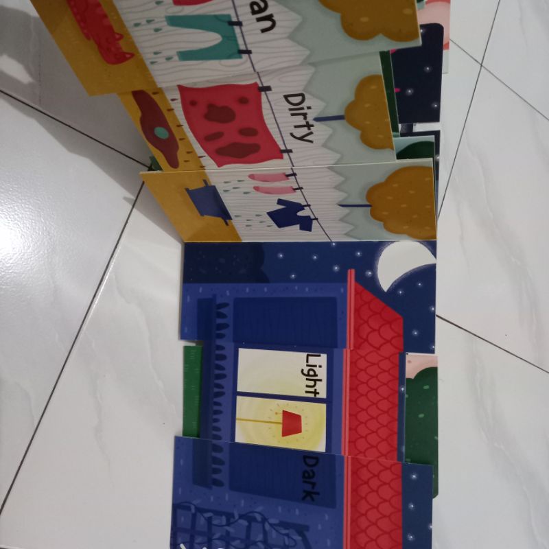 

Buku Ensiklopedia Anak Body Project Pengetahuan Pull the Tabs Pelajaran Opposites
