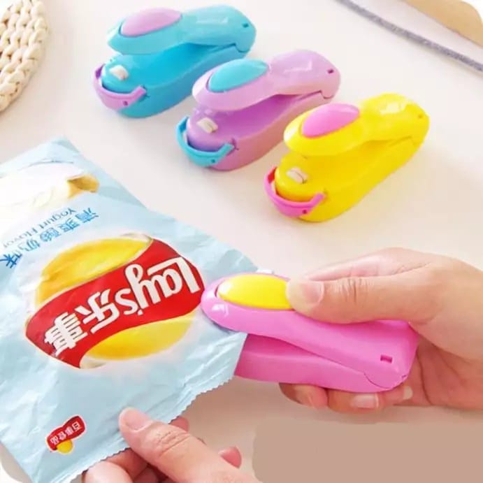 Hand Sealer Mini Plastik Snack  Seal Snack  Seal Plastik  Alat Perekat Makanan  Perekat Plastik