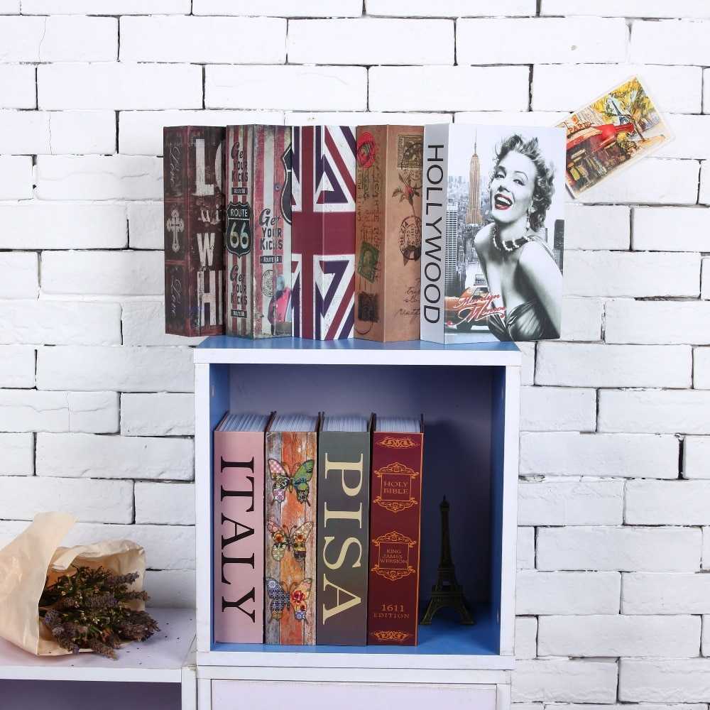 HOMESAFE Kotak Penyimpanan Uang Model Buku Novel Size S Security Box Key Lock - Brown / Brankas Uang / Tempat penyimpanan Barang / Celengan Uang