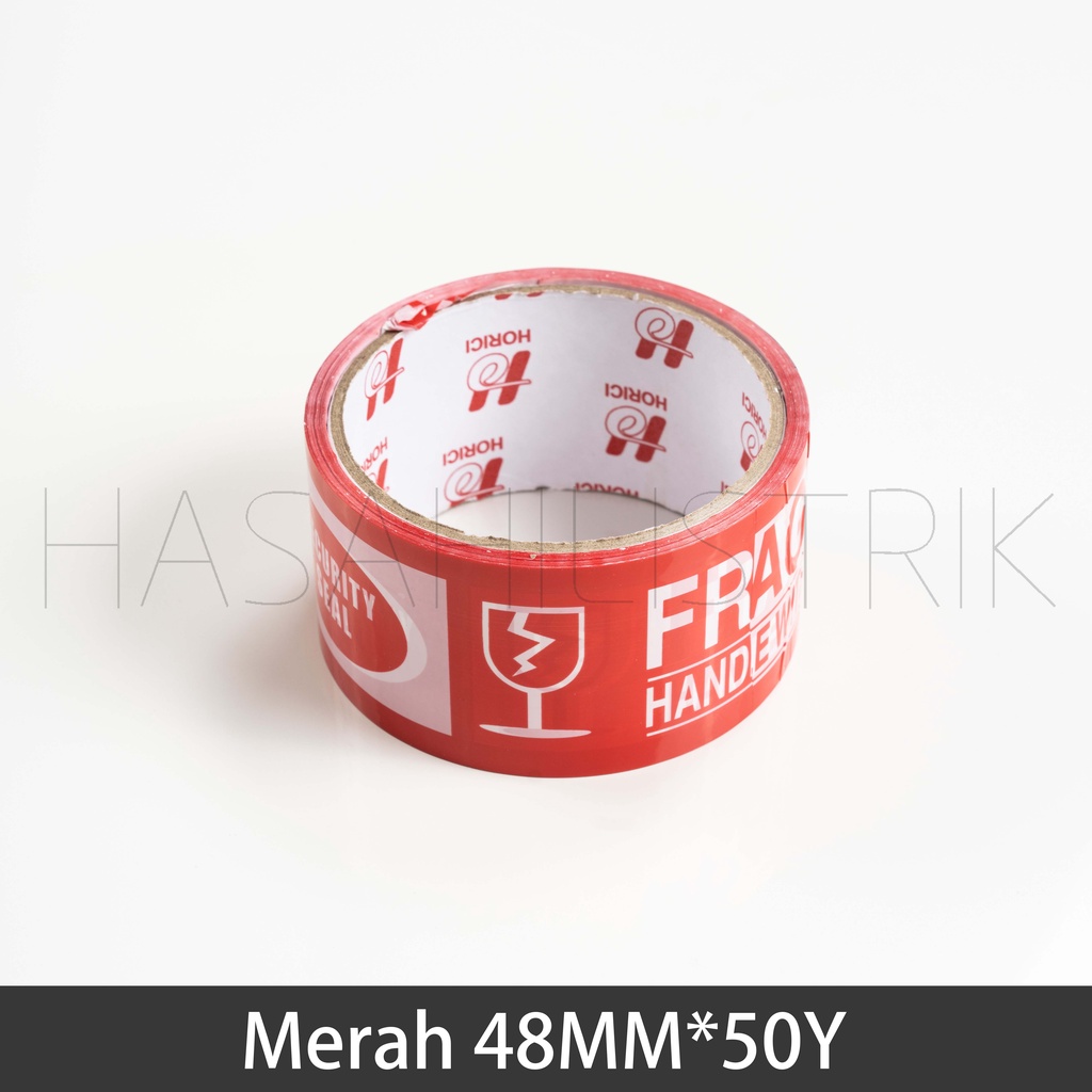 Lakban Fragile Merah  IVAN 48mm x 50Yrd