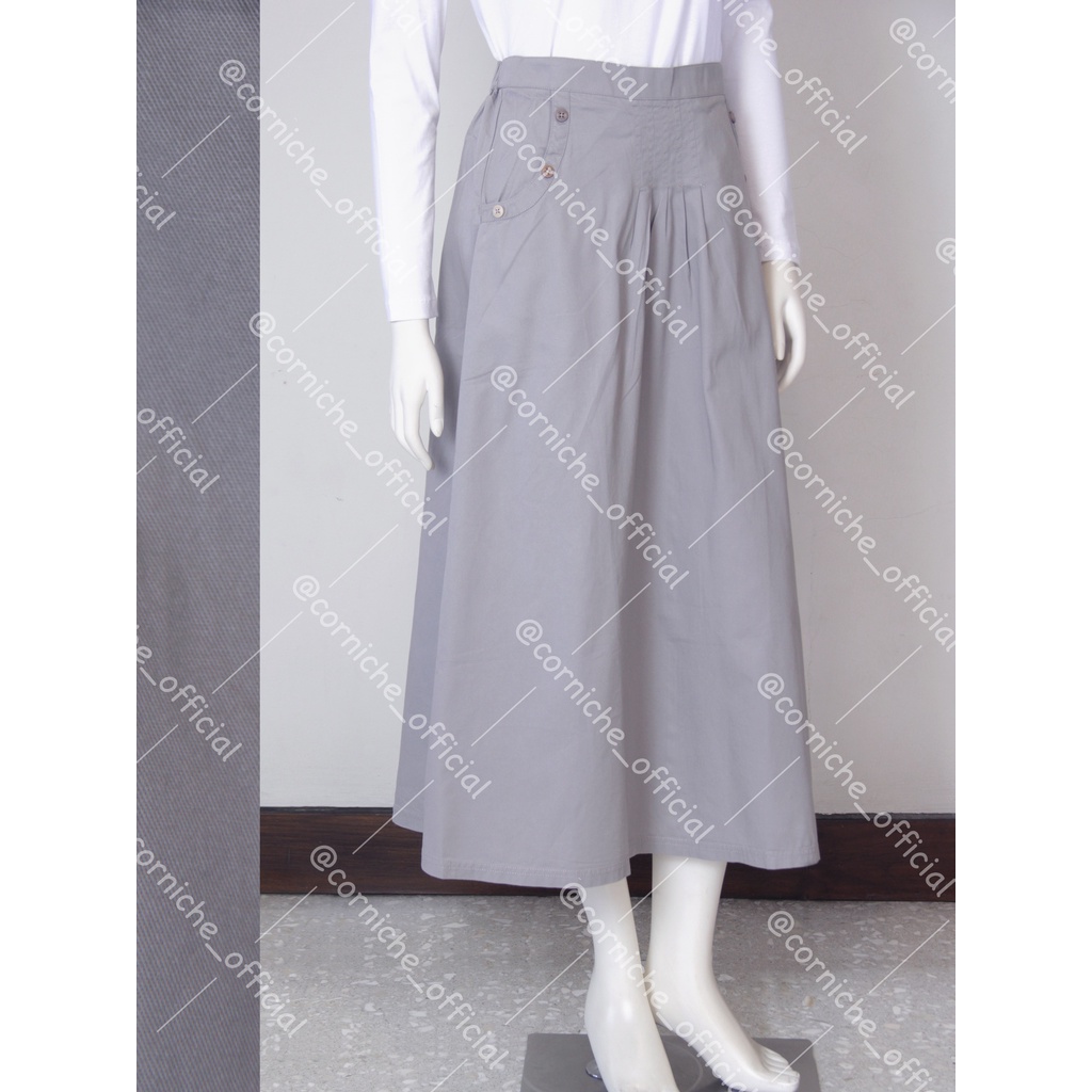 Corniche Stone Skirt Frost Grey - TH52206