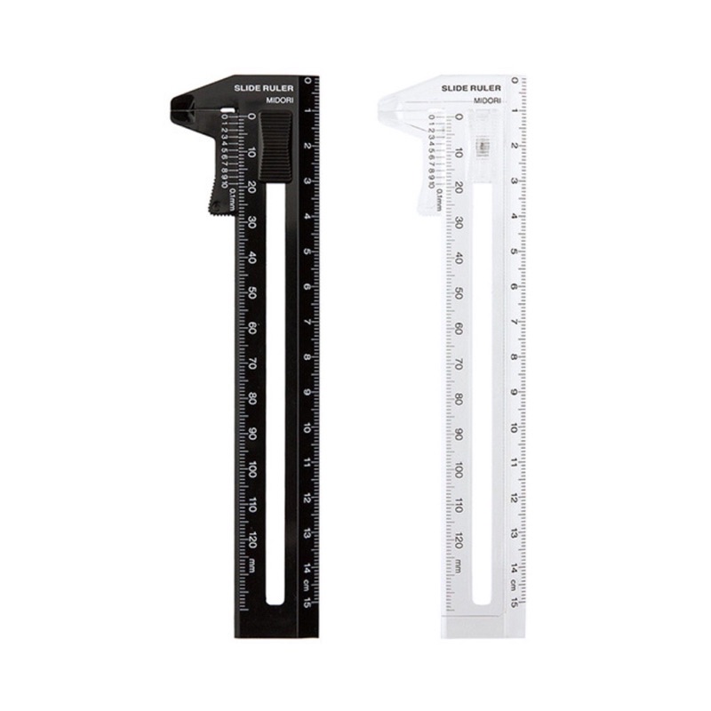 

Midori Slide Ruler Measure Thickness Penggaris Pengukur Ketebalan