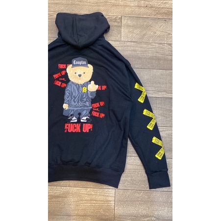 [OVERSIZE] Hoodie Bear F*ck Up BYAZ ORIGINAL