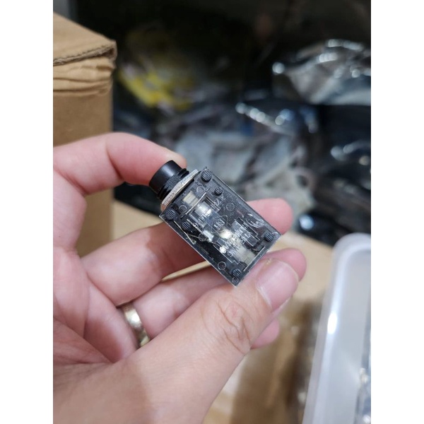 socket Akai mono segi 4pin transparan , soket