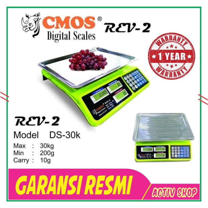 Timbangan Cmos Timbangan Digital 30 Kg Ds-30K