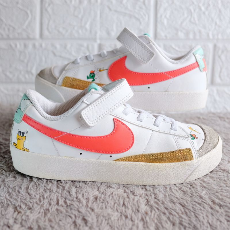 Sepatu Anak Second Nike Blazer Low 77 BP Creative Adventures Bekas Preloved