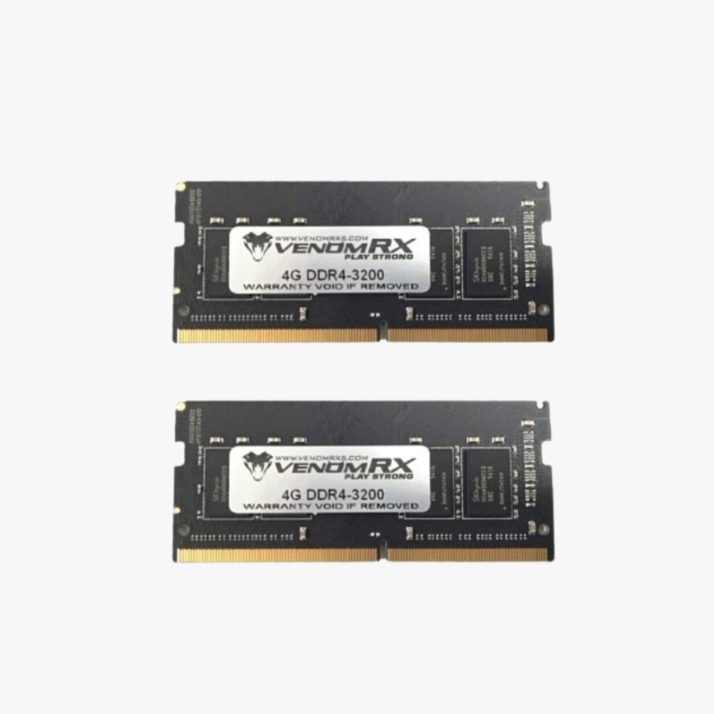 Memory RAM VenomRX DDR4 4GB PC3200 SODIMM Lowvoltage- VenomRX DDR4 4GB