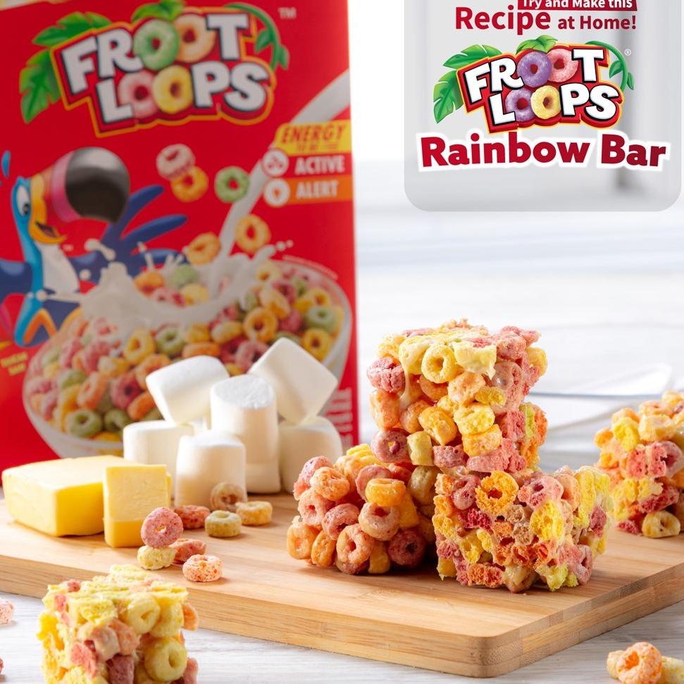 

[PRODUK FKVM0] Kellogg's Breakfast Cereal Froot Loops 150g 0RW