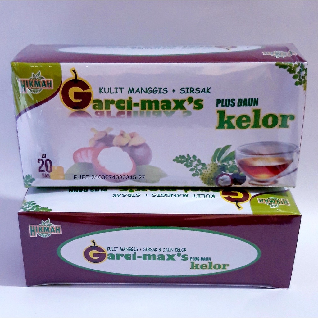 Teh Celup Garci-Max's Teh Celup Kulit Manggis + Daun Sirsak Plus Daun Kelor