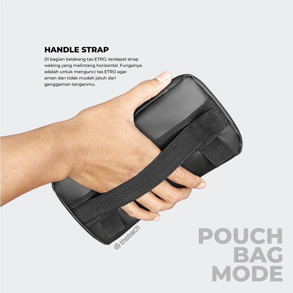 THOBACH-SLING POUCH SLING PHONE BIMO WATERPROOF ETRO DOMPET PRIA WANITA