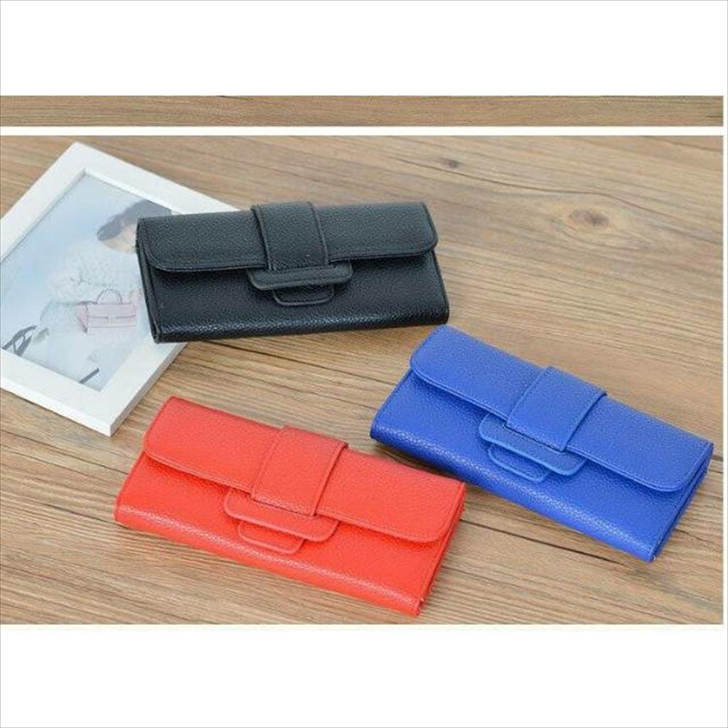 LS 074 - Wallet / Dompet Wanita Lipat Panjang fashion korea Long Belt