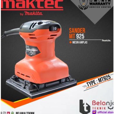 Mesin Amplas Maktec MT 925 180 Watt Finishing Sander Maktec MT925 belanjate77 Berkualitas